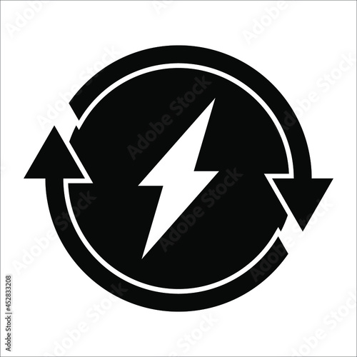 Free Download Renewable energy vector icon illustration on white background. color editable - GFXLoad