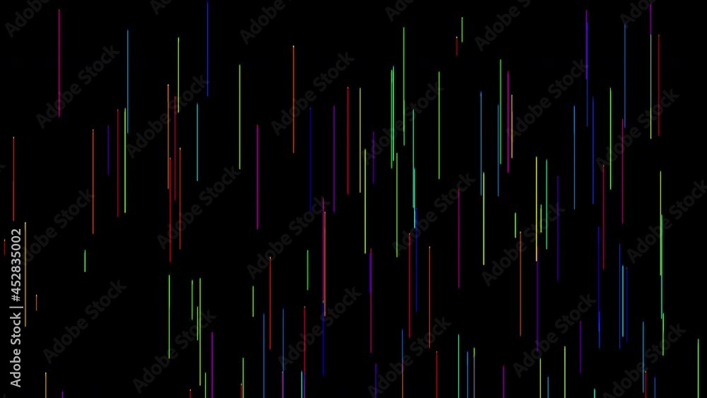 Abstract background video material with colorful lines moving up and down. The video looks like digital noise. Abstract background video material with colorful lines moving up and down. The video looks like digital noise.