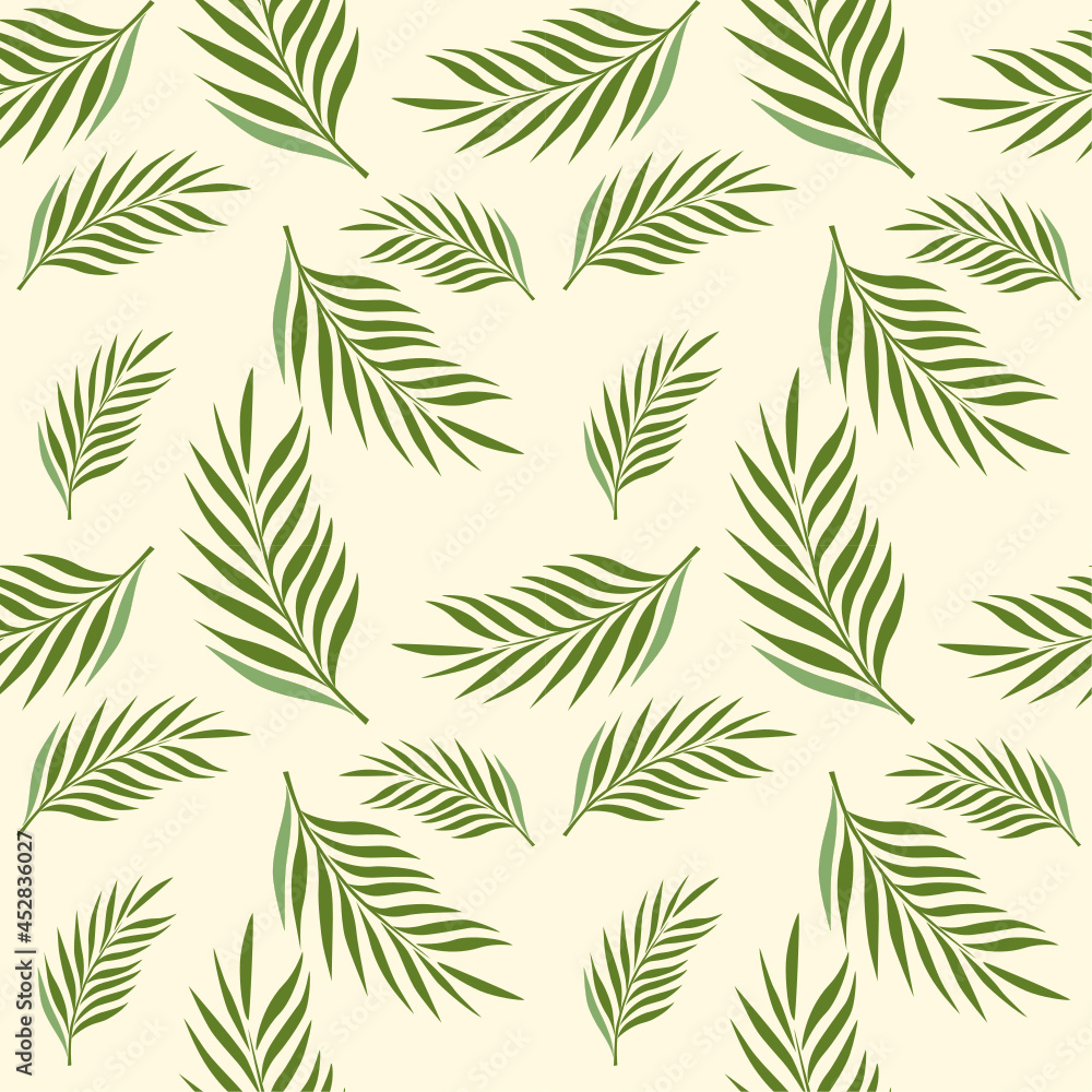 palm leaf, seamless pattern palm leaf, green palm leaf pattern, nature leamless patern