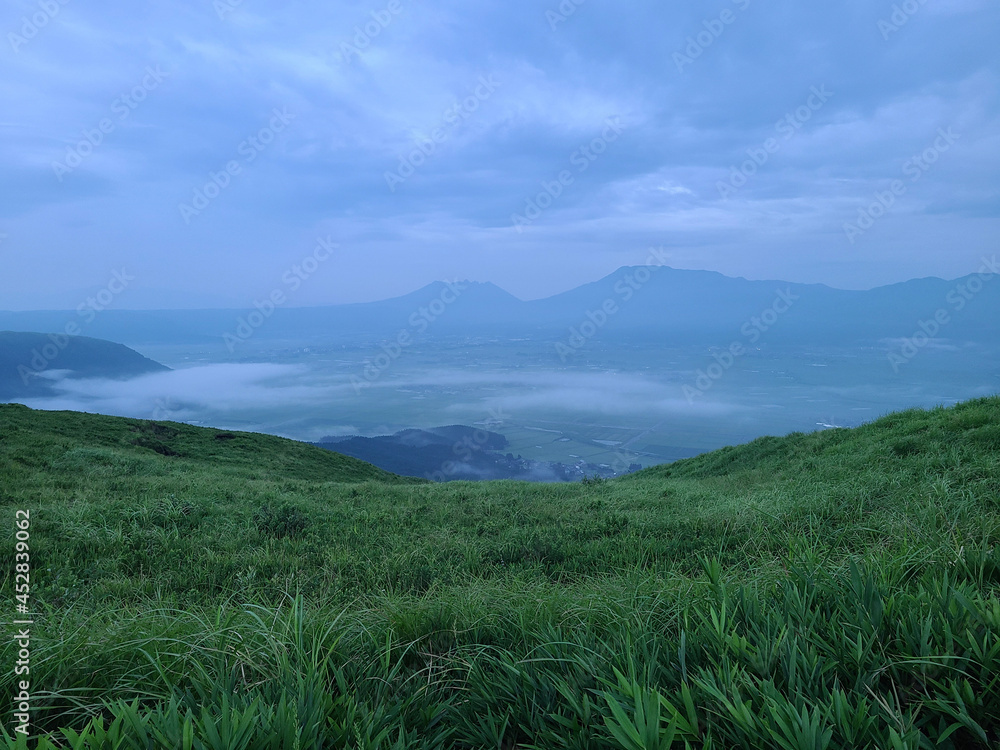 Fototapeta premium landscape with clouds