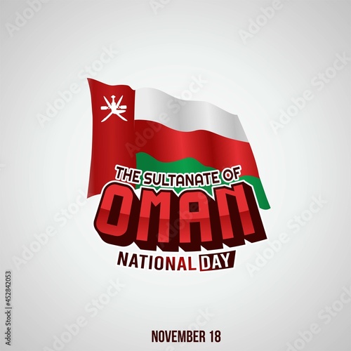 Oman National Day vector illustration. Suitable for greeting card  poster and banner.