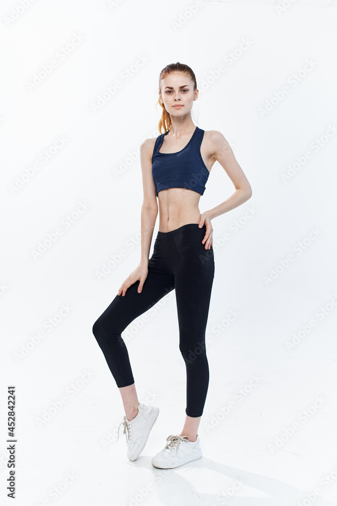 active sports woman jumping workout fitness exercise active sports woman jumping workout fitness exercise