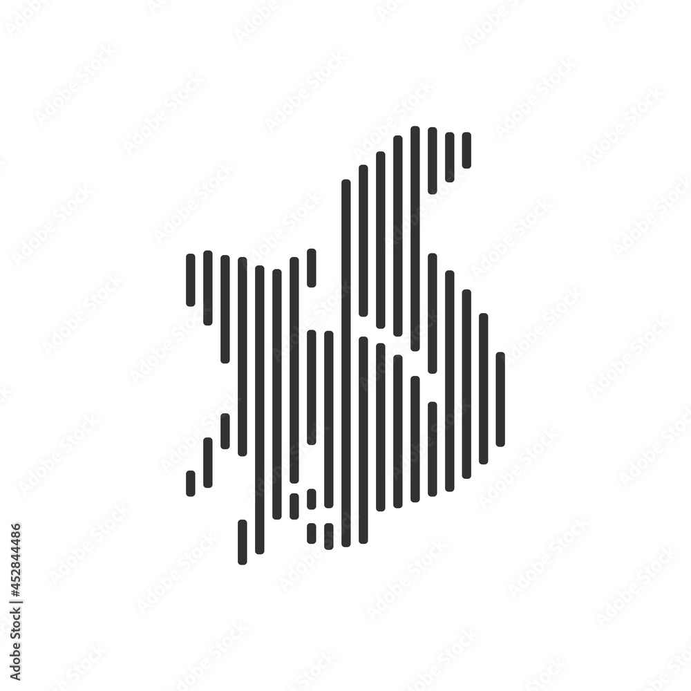 squirrel black barcode line icon vector on white background. squirrel black barcode line icon vector on white background.