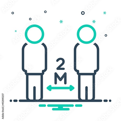 Mix icon for metres