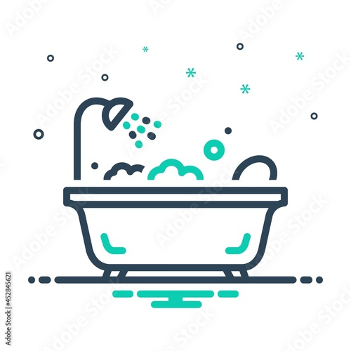 Mix icon for baths