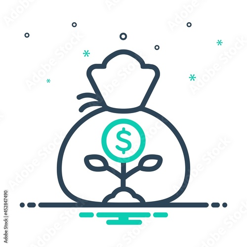 Mix icon for wealth