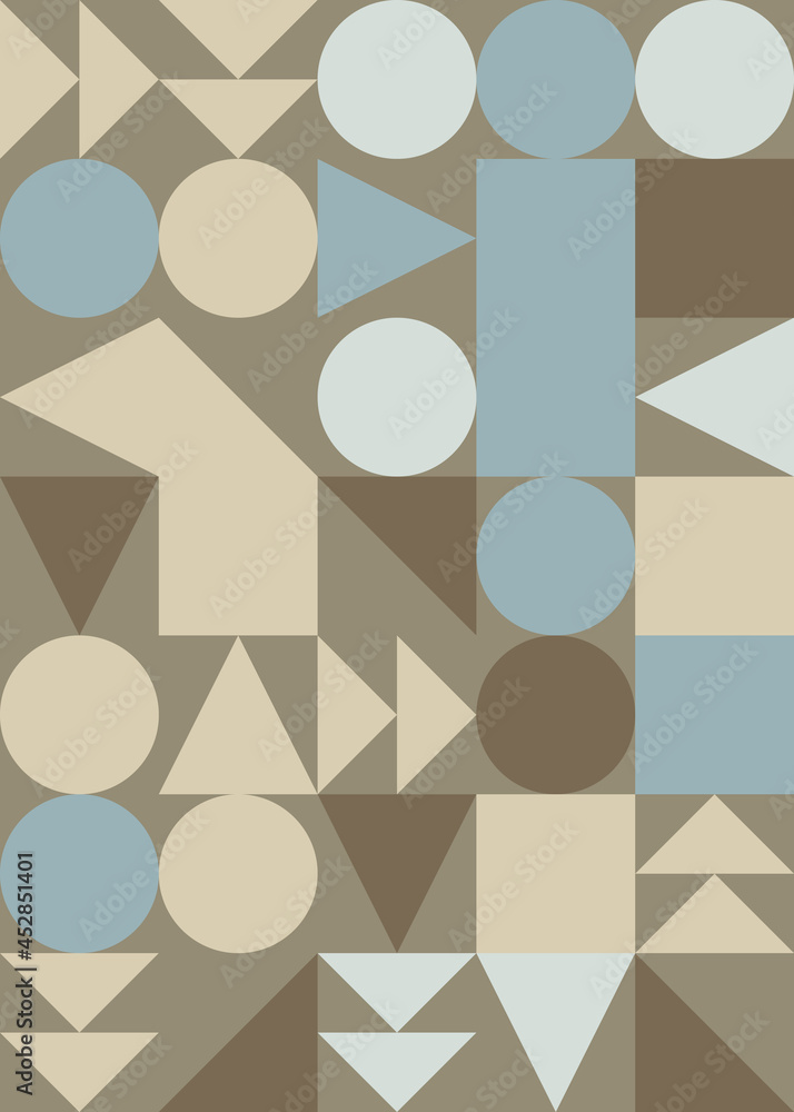 Obraz premium Abstract Geometric Pattern generative computational art illustration