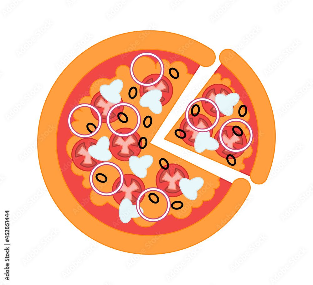 Vegetarian pizza Vegetarian pizza