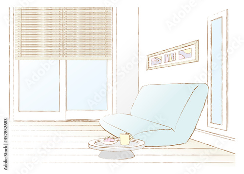 リビングルームのベクターイラスト