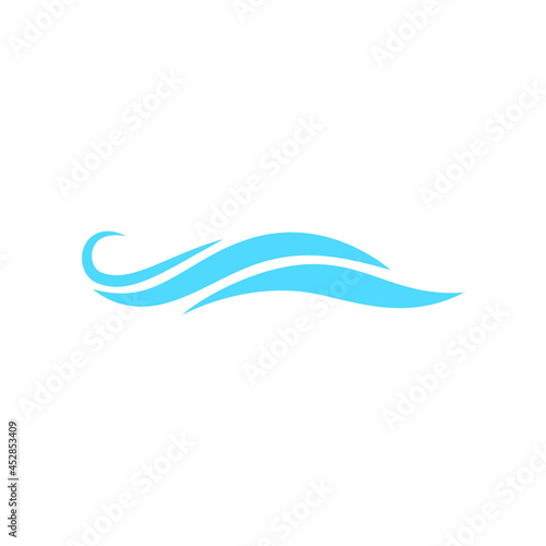 Wave icon vector. Surfing illustration sign. Ocean symbol. Sea mark.