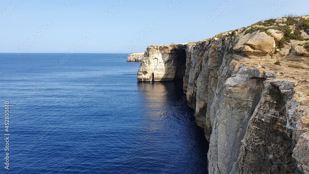 Coast of gozo in Malta