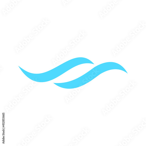 Wave icon vector. Surfing illustration sign. Ocean symbol. Sea mark.