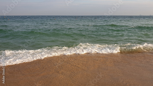 waves on the beach