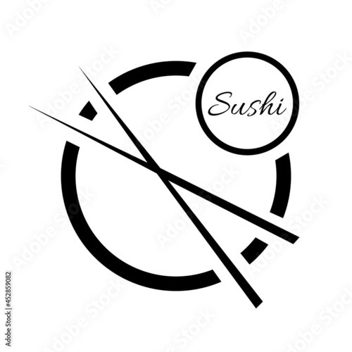 Logo icon sushi pictogram illustration graphic