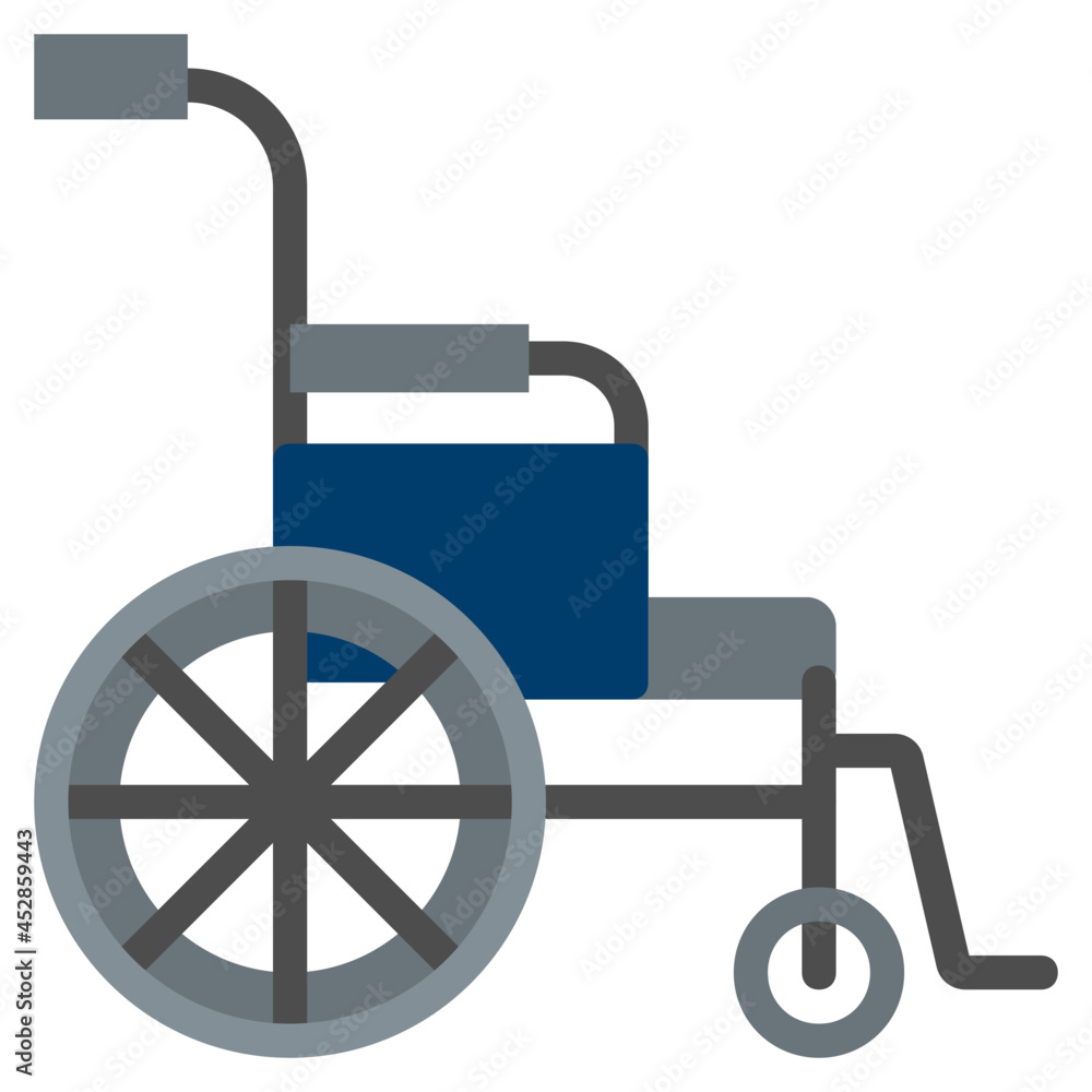 wheelchair flat icon wheelchair flat icon