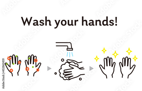 手を洗おう　感染症予防