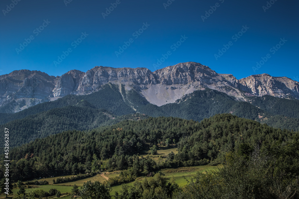 Bergwelt Estanya Spanien