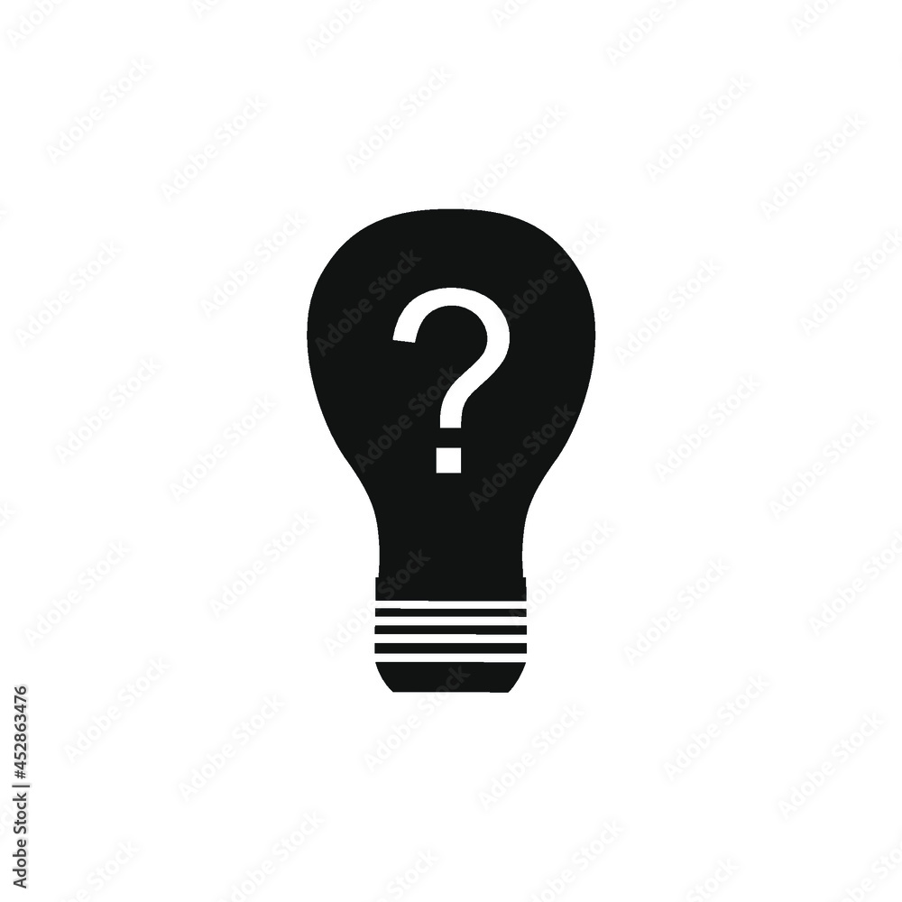 a light bulb with a question mark in it a light bulb with a question mark in it