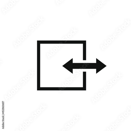 box and arrow head in opposite direction
