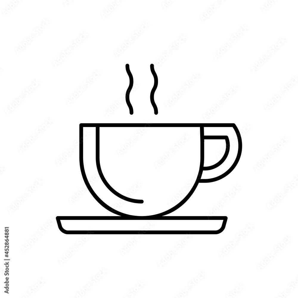 Coffee icon vector. tea illustration sign. hot drink symbol or logo. Coffee icon vector. tea illustration sign. hot drink symbol or logo.