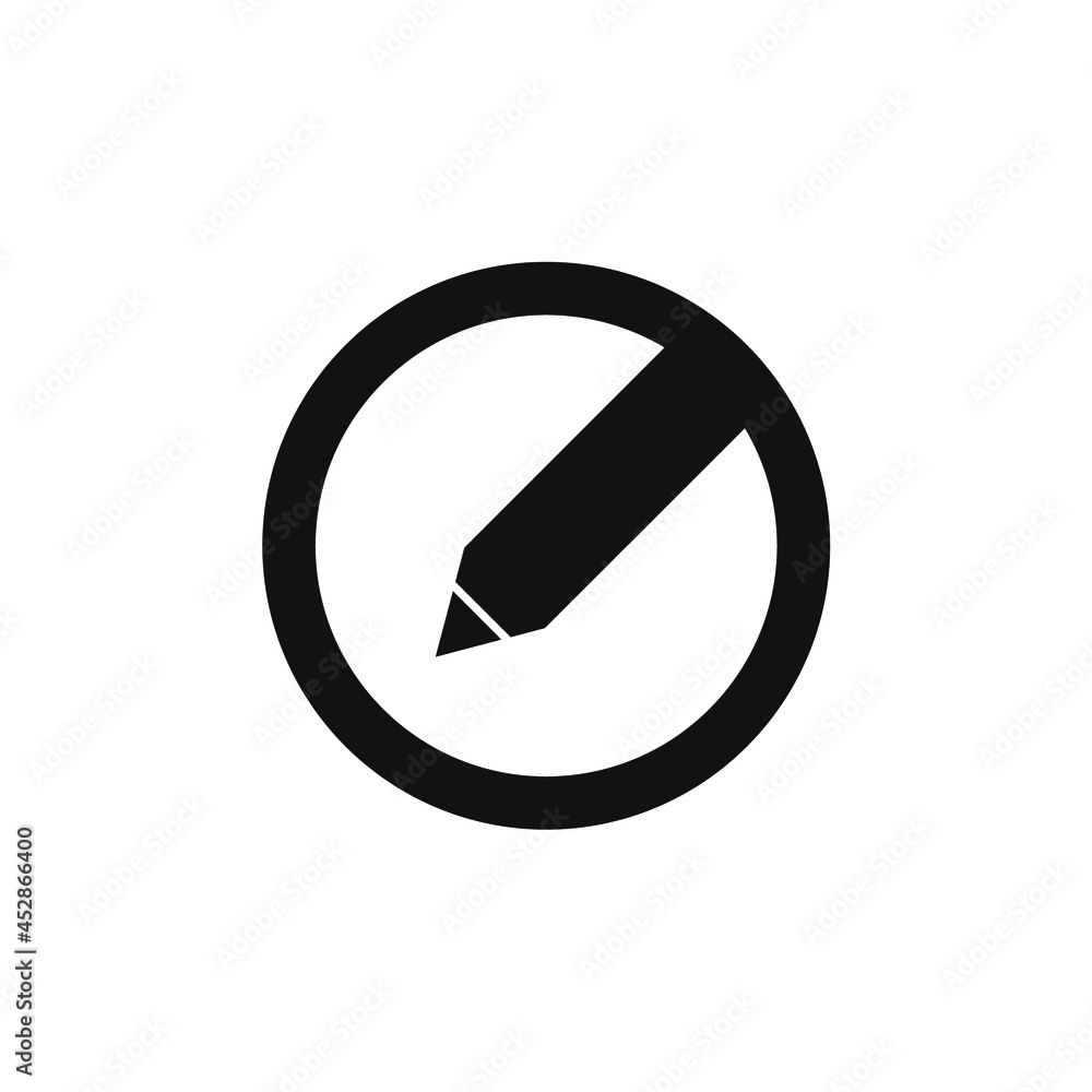 pen drawing stuck to the corner in a circle pen drawing stuck to the corner in a circle