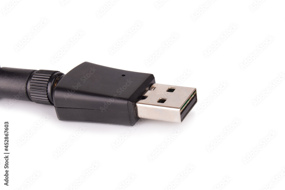 wifi 5g usb pc isolated on white background wifi 5g usb pc isolated on white background