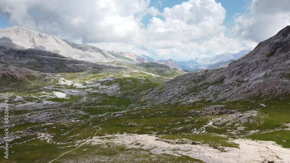 Beautiful mountain plateau in the Dolomite Highlands Beautiful mountain plateau in the Dolomite Highlands