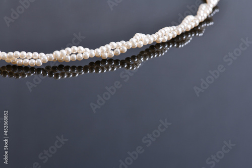 beautiful jewel pearl necklace 