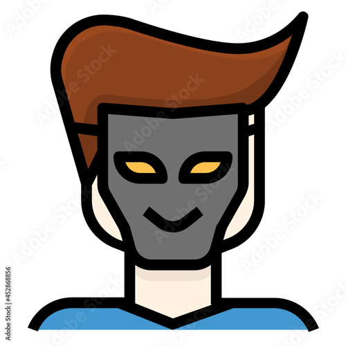 impersonate line icon