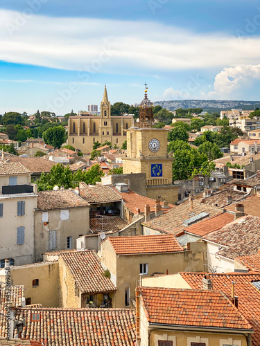 Photos Skyline of the city of Salon de Provence with a view on the Tour de l'Horloge, a