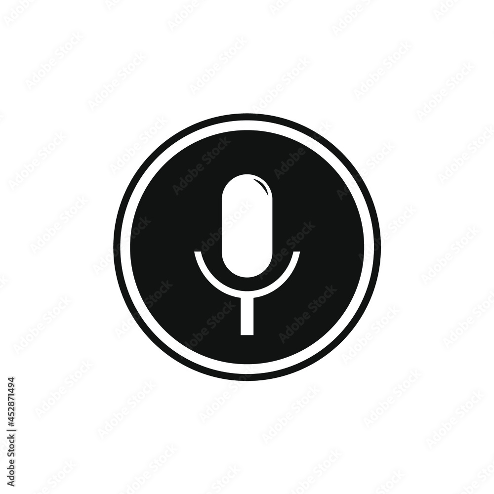 white mix icon inside black circle white mix icon inside black circle