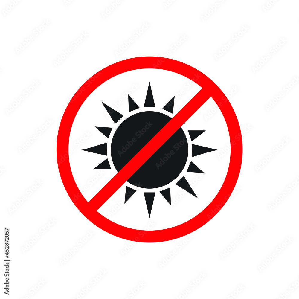 No sun light icon design vector illustration No sun light icon design vector illustration