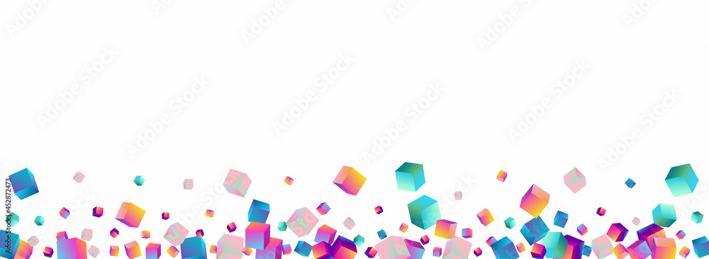 Holographic Brick Vector Panoramic White Holographic Brick Vector Panoramic White