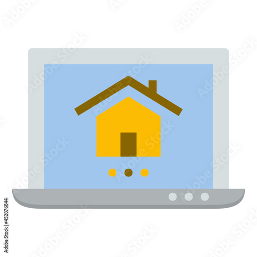 house sale online flat icon