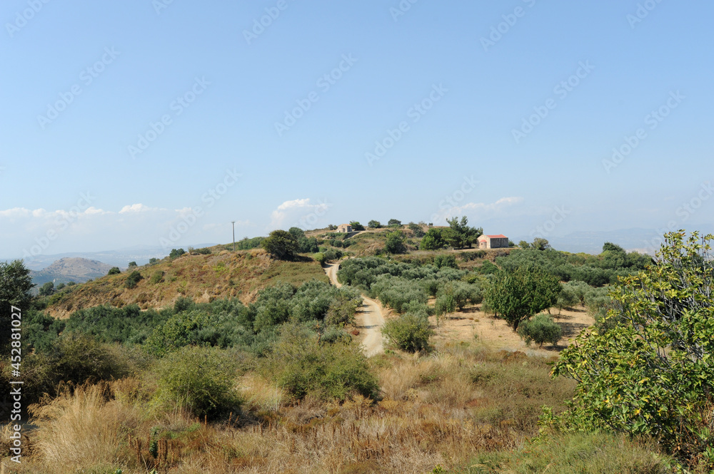 Le site antique de Lyctos en Crète