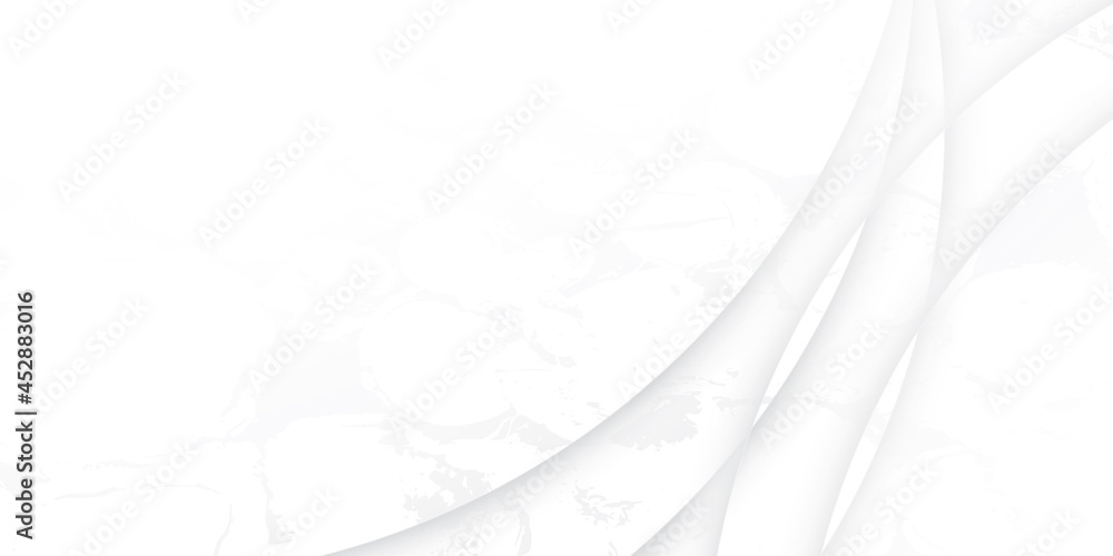 Obraz premium Abstract white and gray color, modern design background with geometric shape. Vector illustration.
