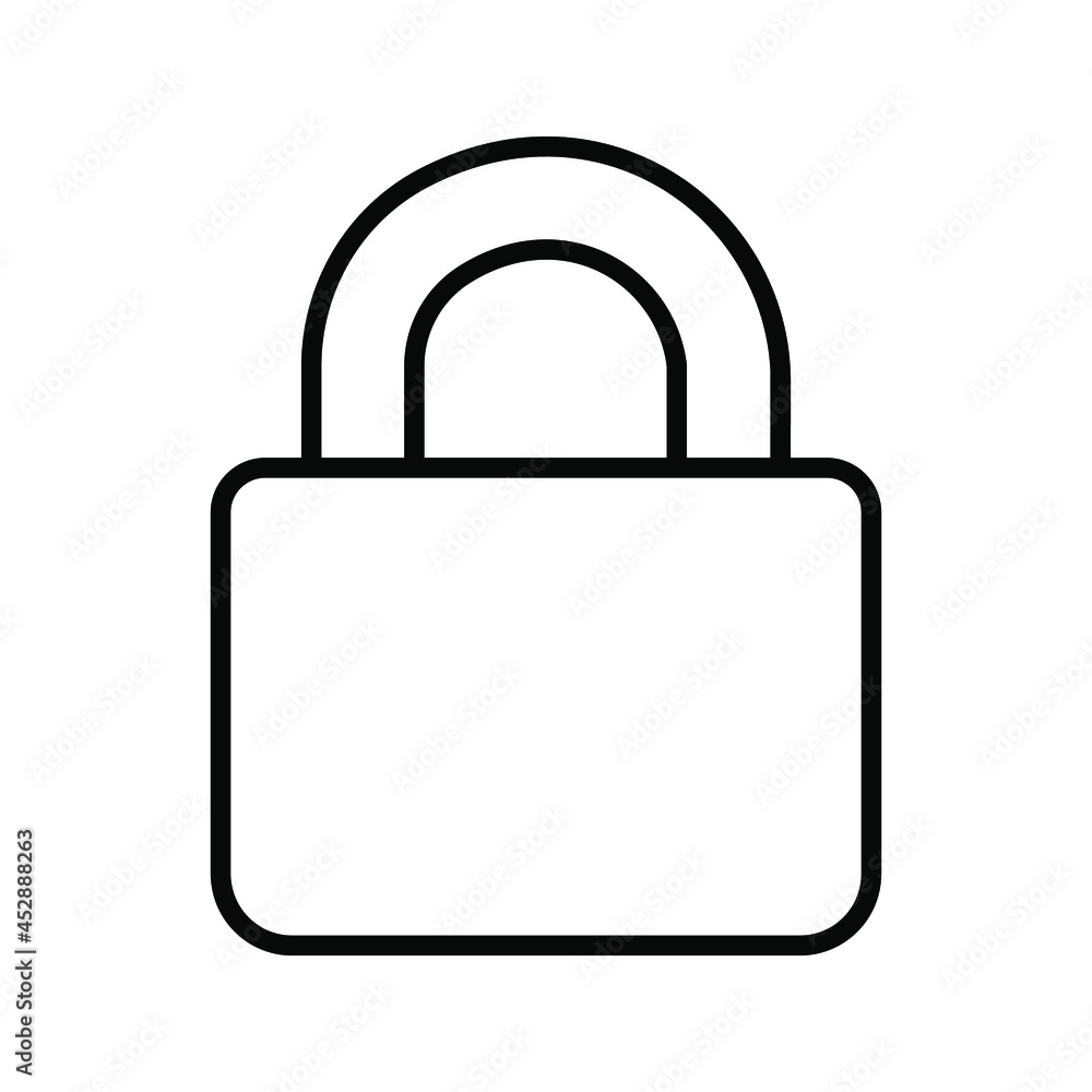 Lock icon vector. Closed illustration sign. padlock padlock.
Lock icon vector. Closed illustration sign. padlock padlock.