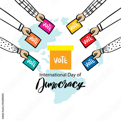 Poster For International Day Of Democracy September 15.