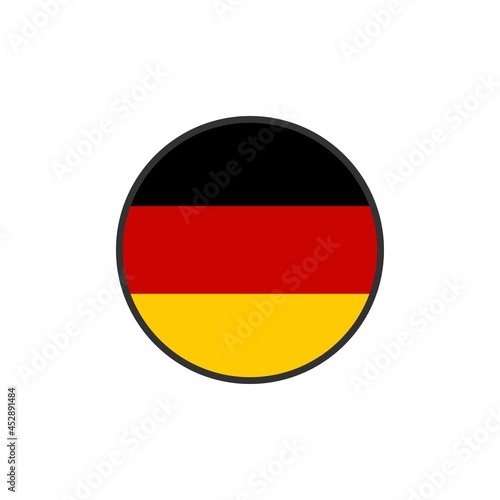 Germany flag icon vector design templates on white background