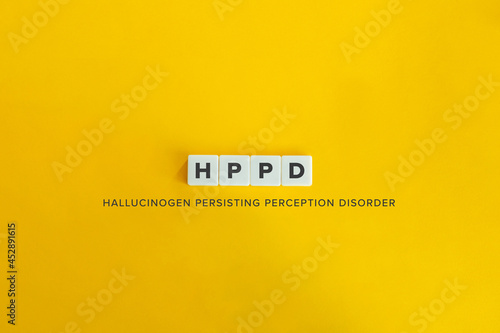 Photos HPPD (Hallucinogen persisting perception disorder) banner and concept