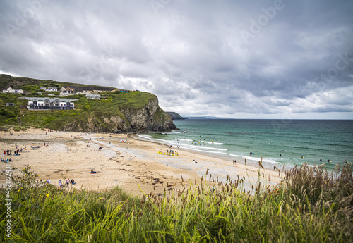 Porthtowan beach, Cornwall, England photo