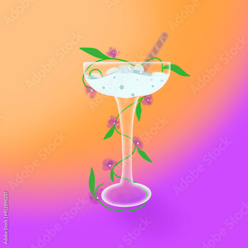 illustration of a cocktail