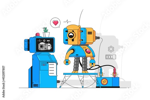 Funny medical robot