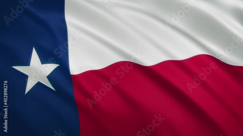 Texas - Waving Flag Video Background