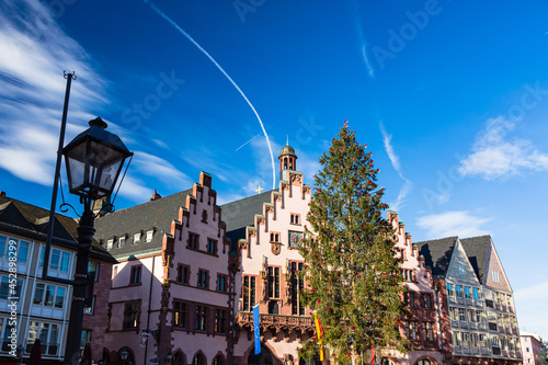 ドイツ　フランクフルト・アム・マインのアルトシュタットのレーマー広場の市庁舎 photo