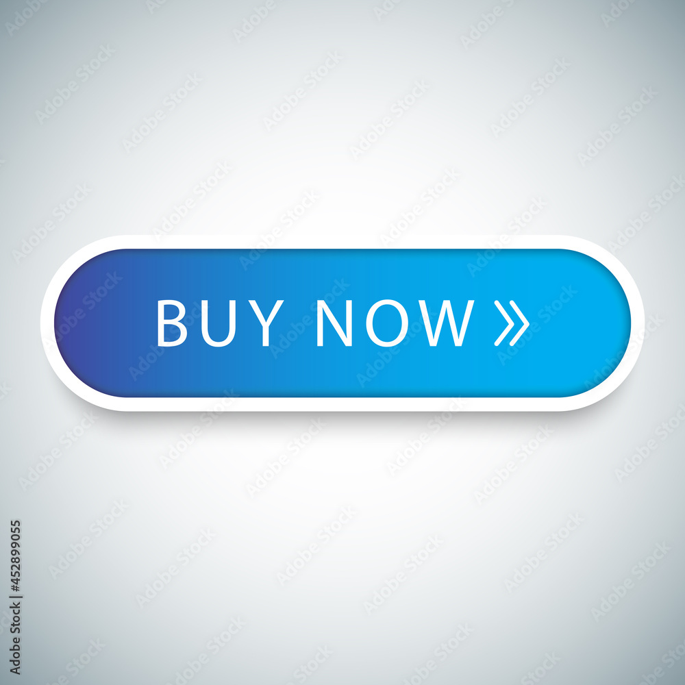 Buy now button vector isolated on gray background. Buy now button for web site, label, banner and app. Creative business concept, vector illustration Buy now button vector isolated on gray background. Buy now button for web site, label, banner and app. Creative business concept, vector illustration