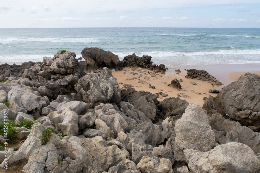 Liencres beach stones in Cantabria Liencres beach stones in Cantabria