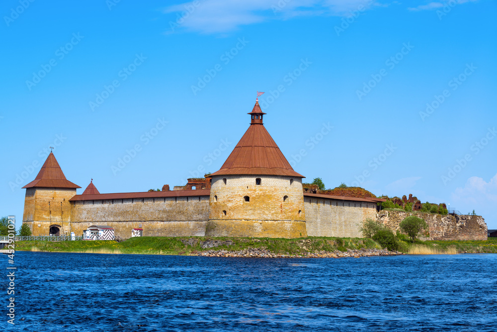 Oreshek fortress, famous landmark, Shlisselburg, Russia