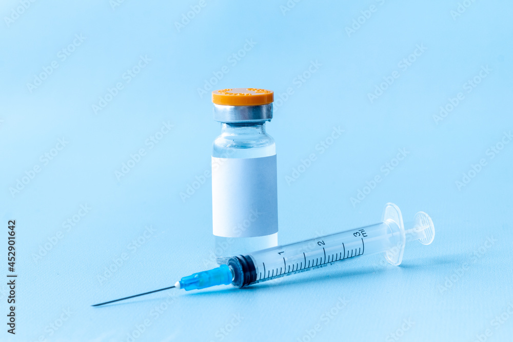Coronavirus vaccine vial bottle for injection Coronavirus vaccine vial bottle for injection