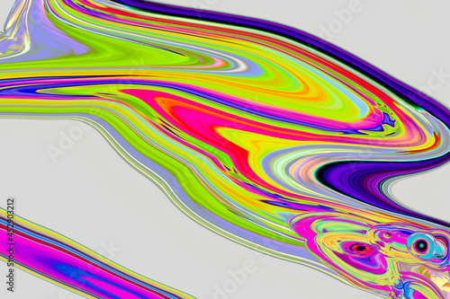 GROOVY COLOURS DIGITAL ART FLOW EFFECT 